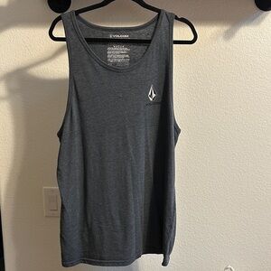 Volcom Men's Dark Gray Tank Top
